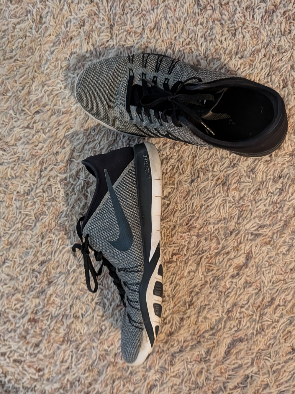 Nike Women’s Gray and Black Training Shoes